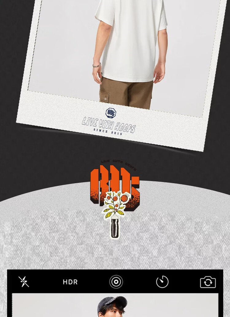 LI-NING BADFIVE Men's Fashion Casual Classic Versatile Short Sleeve T-Shirt Comfortable Breathable Tee 8