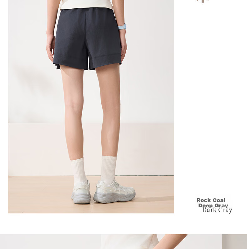 361° Women's Sports Shorts Spring Summer New Sun Protection Running Fitness Ice Cool Casual Loose Pants 662624709-1 6