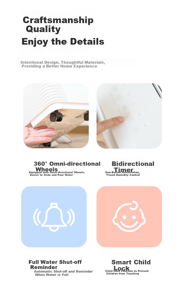 VINO Dehumidifier 16L/Day 32㎡ WiFi Connected Quiet Clothes Drying VD16E-FA5A(WH) 14