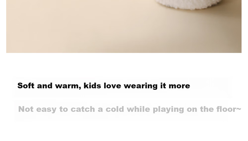 Beitais Baby Socks Autumn Winter Thickened Warm Newborn Double-Sided Fleece Cotton Socks Unisex Children's Mid-Calf Socks 2