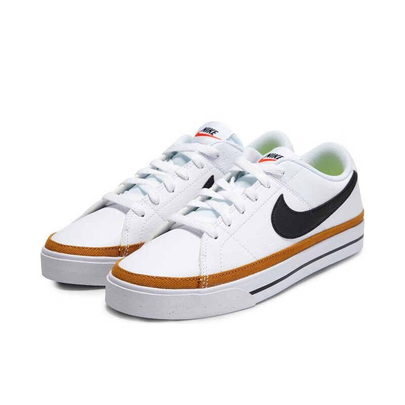 NIKE Women's Skateboarding Shoes COURT LEGACY NN Sneakers DH3161-100 White And Black, Size 37.5 12