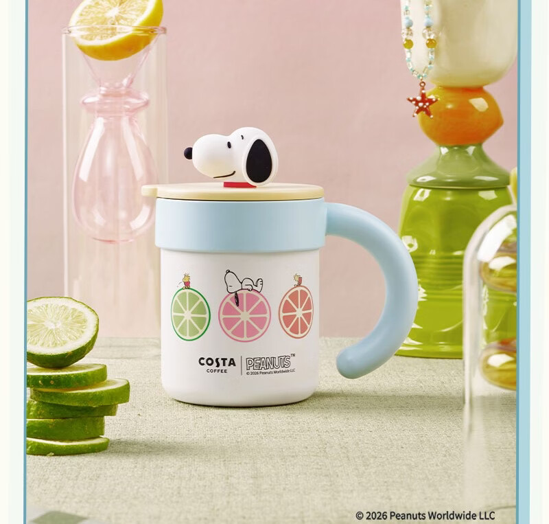 COSTA 2026 New Snoopy Series High-Value Insulated Mug for Men and Women Gift for Wife 3