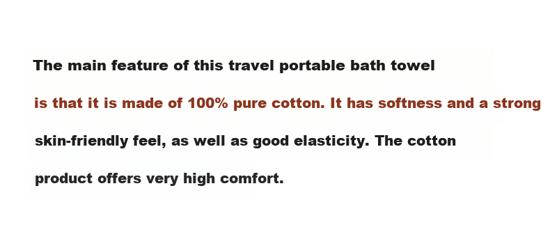 HINCLOUD Disposable Cotton Towel Bath Towel Portable Large Towel for Travel Business Trip - 1 Pack Disposable Cotton Bath Towel 1