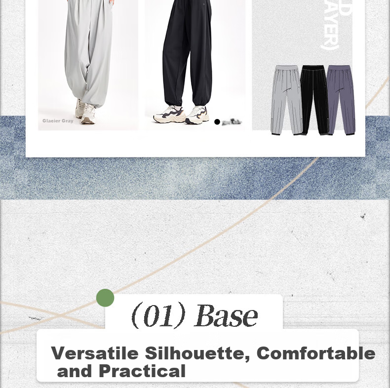 361° Women's Spring Summer New Sun Protection Sports Pants Outdoor Casual Loose Jogger Trousers 662614706-2 5