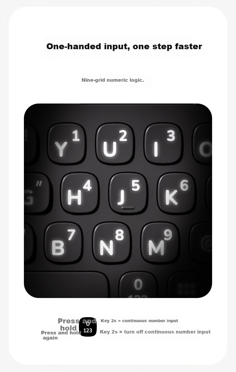 AKKO MetaKey iPhone 16 Pro Max Keyboard Case with Physical Keyboard, Magnetic Attachment, BlackBerry Feel, White 6