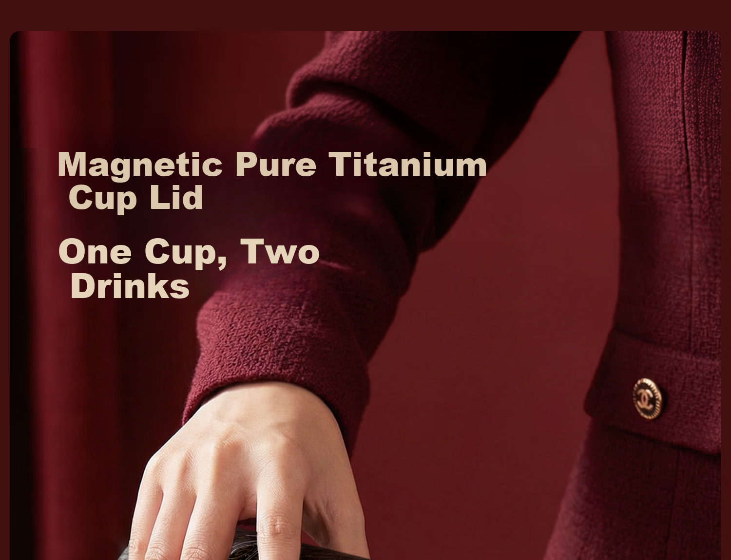 Dakama Year of the Horse Limited Edition Pure Titanium Stew Tea Cup Men's Business Tea Water Separation Brewing Cup High-Value Insulated Hot and Cold Gift Titanium Cup 14