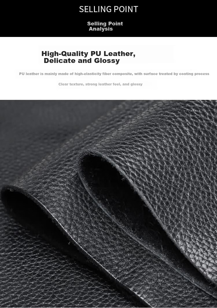 Hengyuanxiang Men's Business Casual Leather Shoes New Soft Leather Slip-On Dad Shoes XB50011 Black Size 38 5