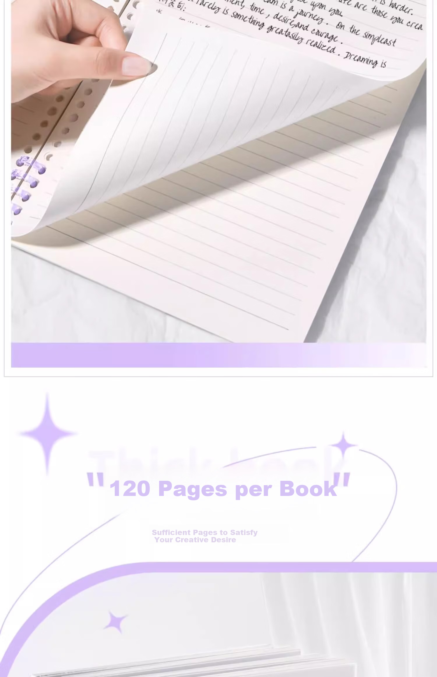 [Lowest Price Online] Shuxing B5 Loose-Leaf Notebook, Comfortable to Hold, Detachable, 60 Sheets, Simple Spiral Binding, for Middle School Students, College Entrance Exam Preparation, Loose-Leaf with Rings, Vintage Style, 4-Pack 13