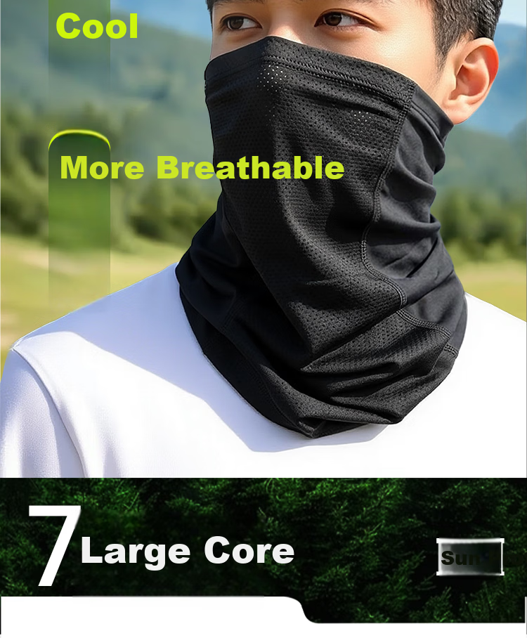 SupFire Sunscreen Face Mask Men Ice Silk Neck Gaiter Women Magic Headscarf Outdoor Cycling Mountaineering Windproof Dustproof Fishing Face Cover 2