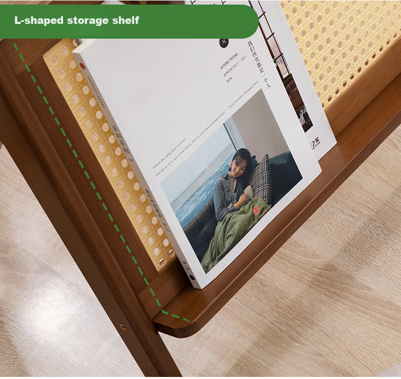 Lao Zhu Craftsman Side Table Living Room Small Tea Table Sofa Side Cabinet Bedside Cabinet Tea Table Bedside Storage Tea Color 8