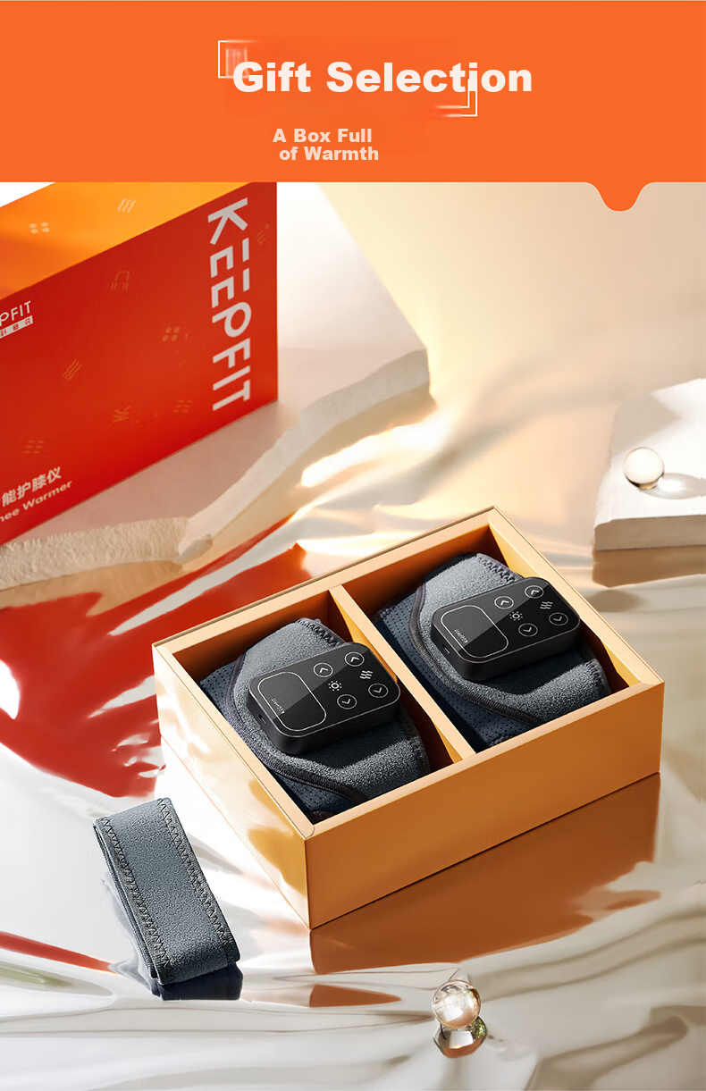 Keepfit 5th Generation Knee Heat Therapy Moxibustion Massage Device, Leg Massager, Knee Care for Pain Relief from Synovitis And Joint Pain, Warmth, Mid-Autumn Festival Gift for Parents And Elders, Practical K13 10