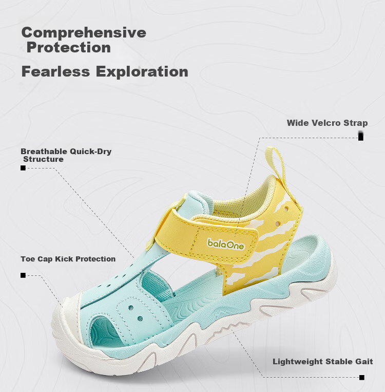 BALABALA [BalaOne] Children's Shoes, Kids' Steady Walking Shoes for Boys And Girls, Summer Sandals 2026 2