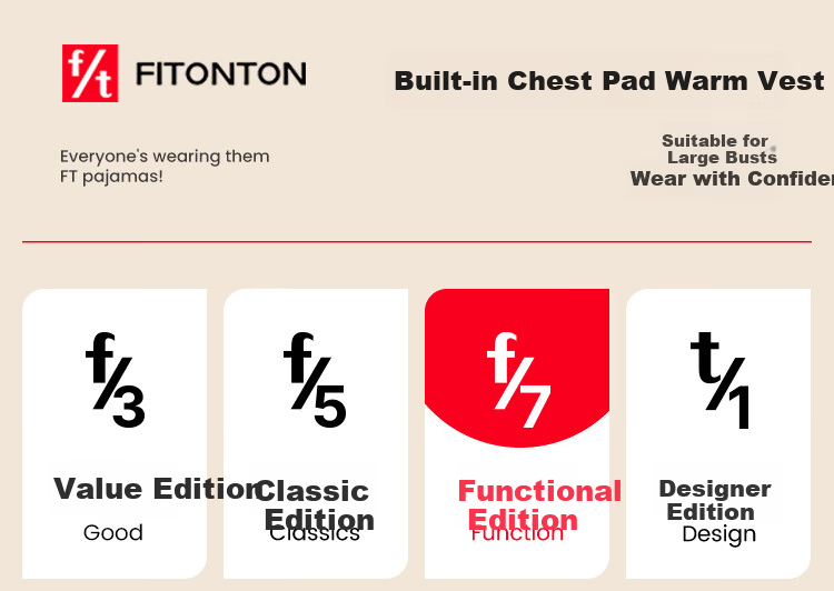 FitonTon Plus Size Warm Vest for Women Fat MM Autumn Winter Wool Silk with Chest Pad Integrated Base Layer Underwear 3XL 1