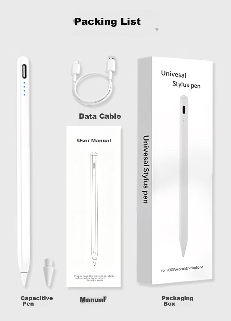 RYMANTU Capacitive Stylus Touchscreen Pen Writing Pen Tablet Pen Magnetic [Compatible with Smartphones And Tablets] Suitable for 2026 IPad Huawei Apple Xiaomi Android Honor Pencil 17
