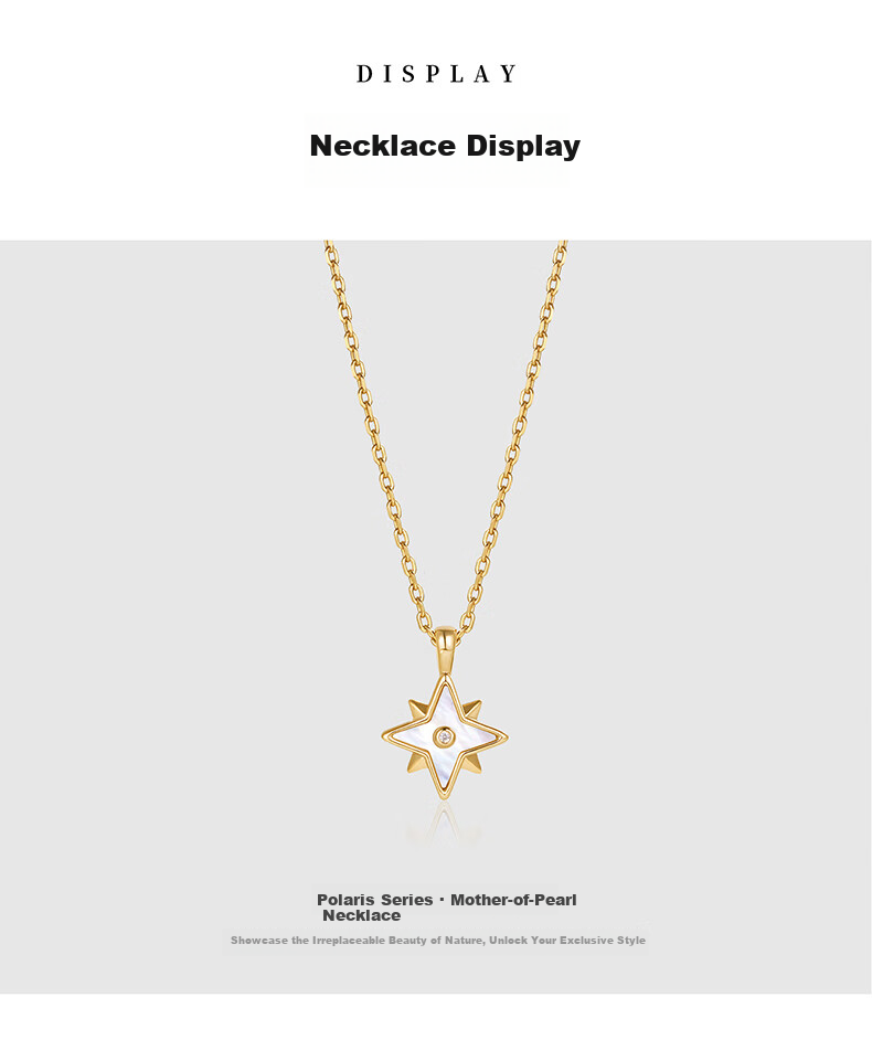 Amber Lollipop Anbo Loli Jewelry Necklace Women Eight-Pointed Star Pendant 520 Valentine's Day Birthday Gift for Girlfriend Wife 9