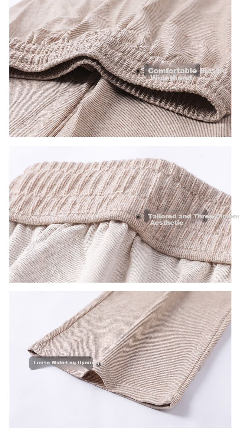 Langsha Soft Glutinous Rice Pants Women Autumn High Waist Straight Casual Floor-Length Loose Lazy Yamamoto Sports Pants 18