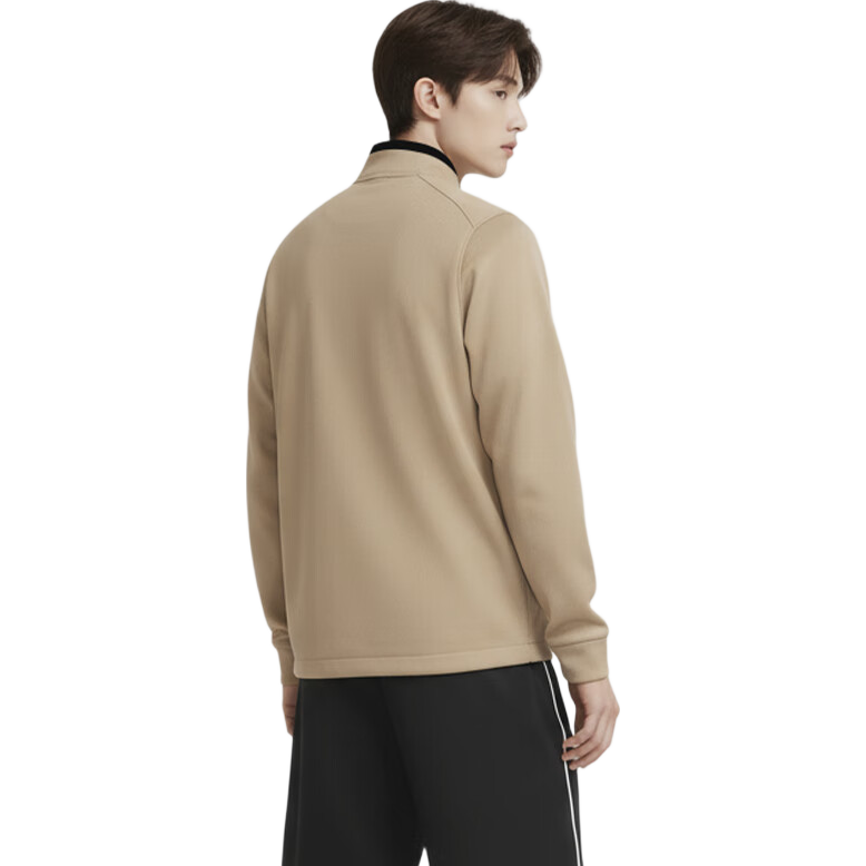 NIKE Men's Stand Collar Jacket Sports Training Knit Outerwear DM5941-247 Khaki L
