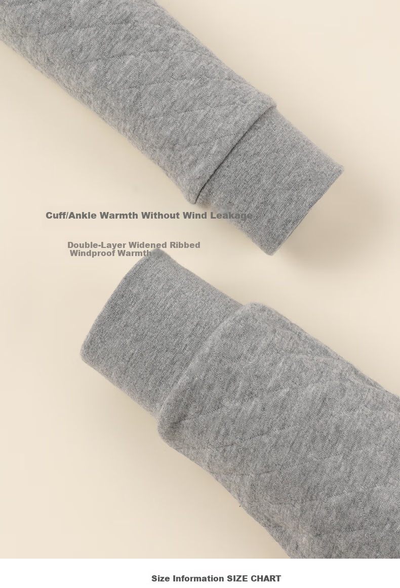Yiershuang [Triple-Layered Thickened, 100% Pure Cotton] Men's Thermal Underwear Set, All-Cotton Round Neck Autumn Top And Pants 15