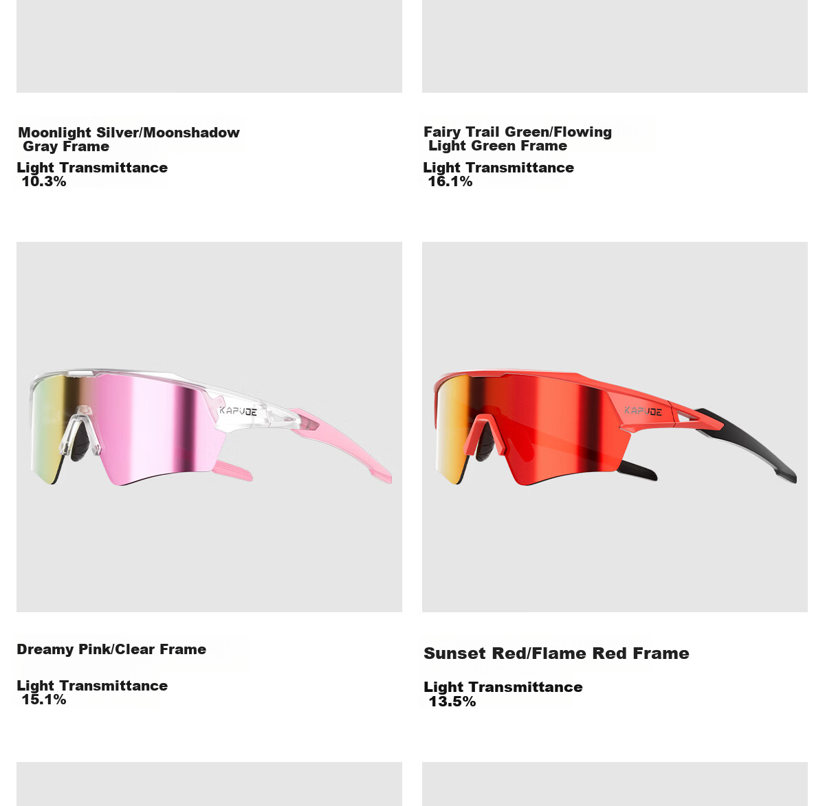 KAPVOE Dream Wings Anti-Fog Cycling Glasses UV Protection Day and Night Mountain Bike Goggles Unisex 47
