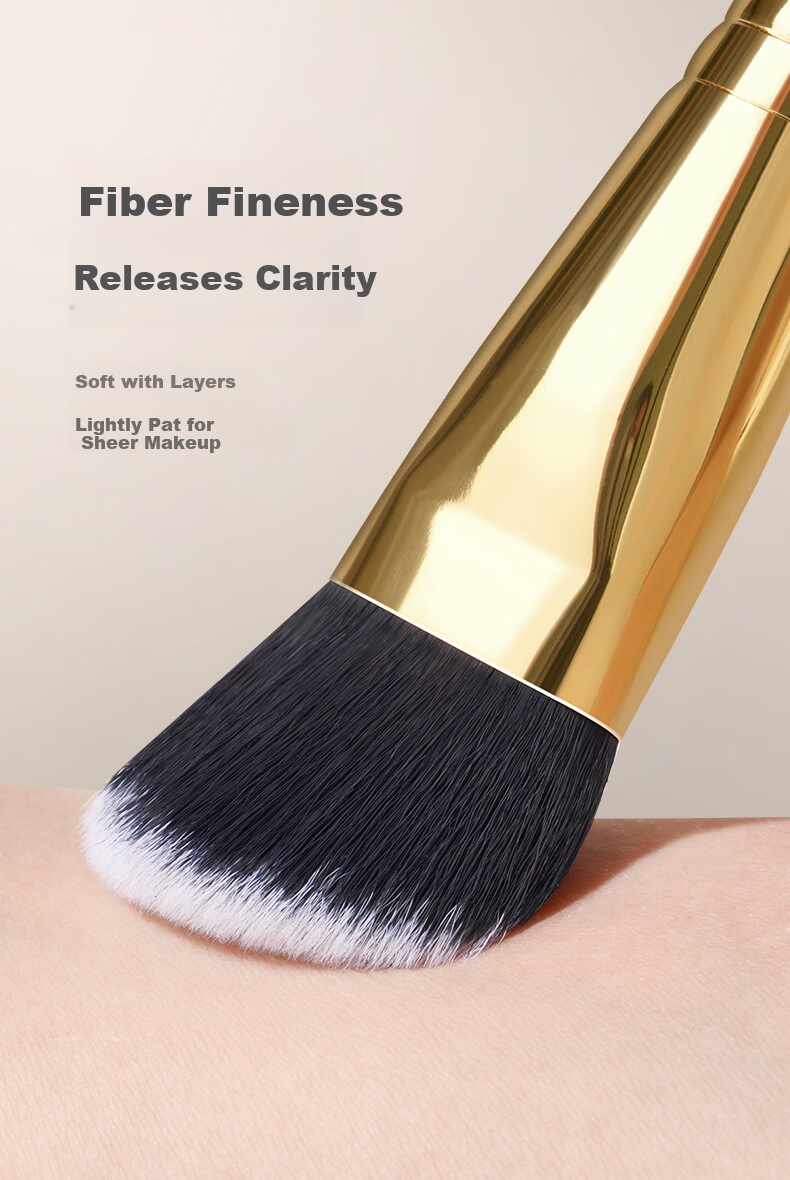 Langyan Makeup Brush Chimo CM182/183 Angled Slope Liquid Cream Blush Contour Highlighter Stick 3