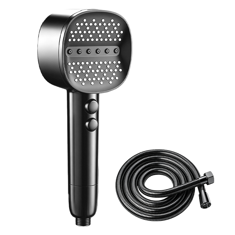 HOMK Seiko Pressurized Shower Head Set with Filter and Hose Bathroom Shower Head