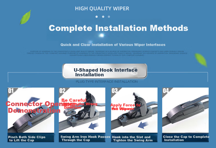 Aoye Windshield Wipers Suitable for Skoda Superb 2013-2015 Models, Octavia Boneless Wiper Blades, Front Wipers, 1 Pair, 24+18 Inches 13