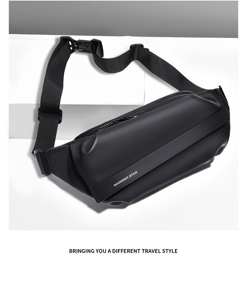 Warrior Men's Crossbody Bag 2026 New Magnetic Buckle Chest Bag Casual Commuter Shoulder Bag Portable Waterproof Cycling Bag 21