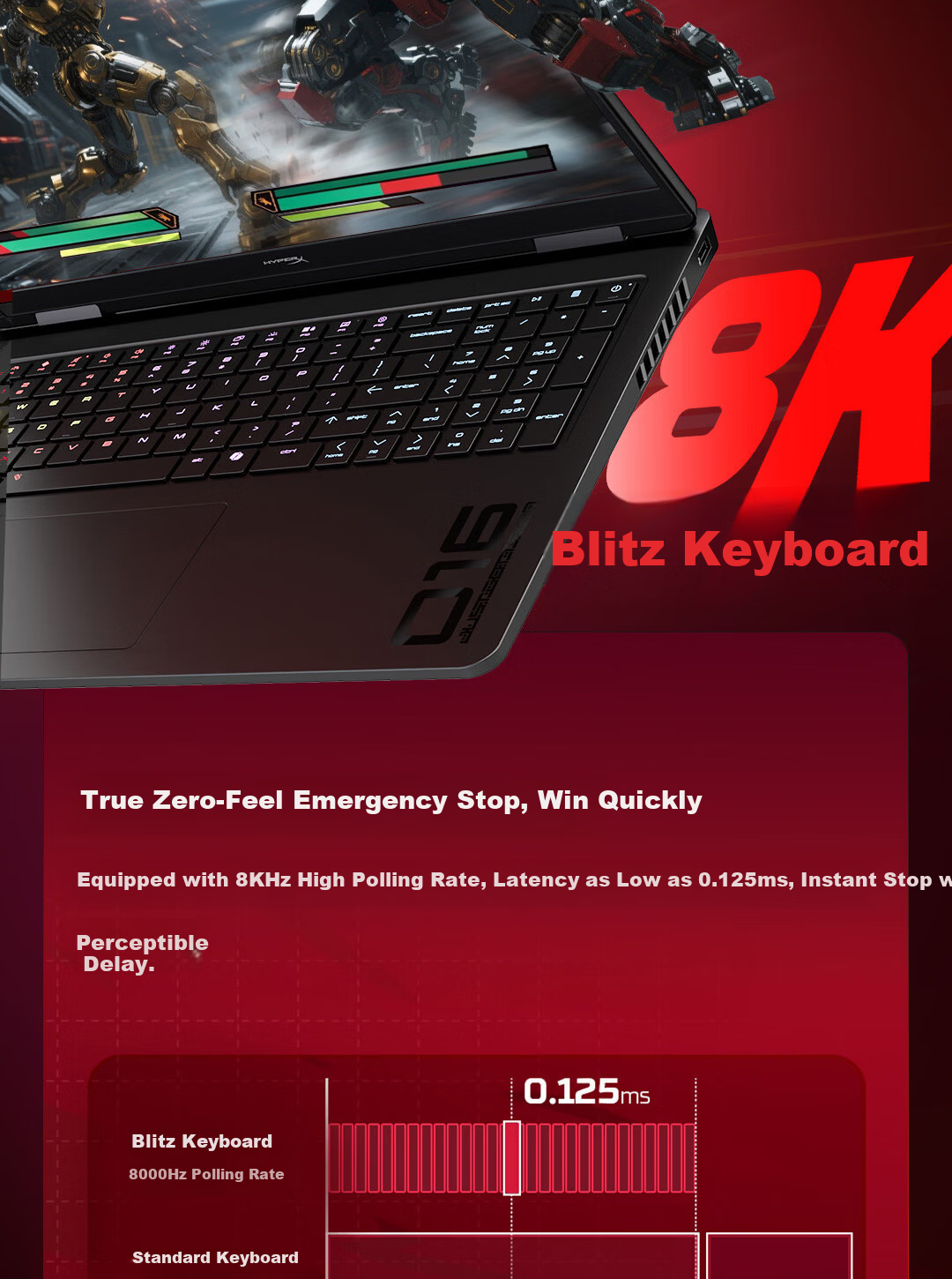 HP HyperX Shadow Elf PRO 16 Gaming Laptop R9-9955HX RTX 5060 16GB 1TB QHD 240Hz 200W+ Power Consumption 16