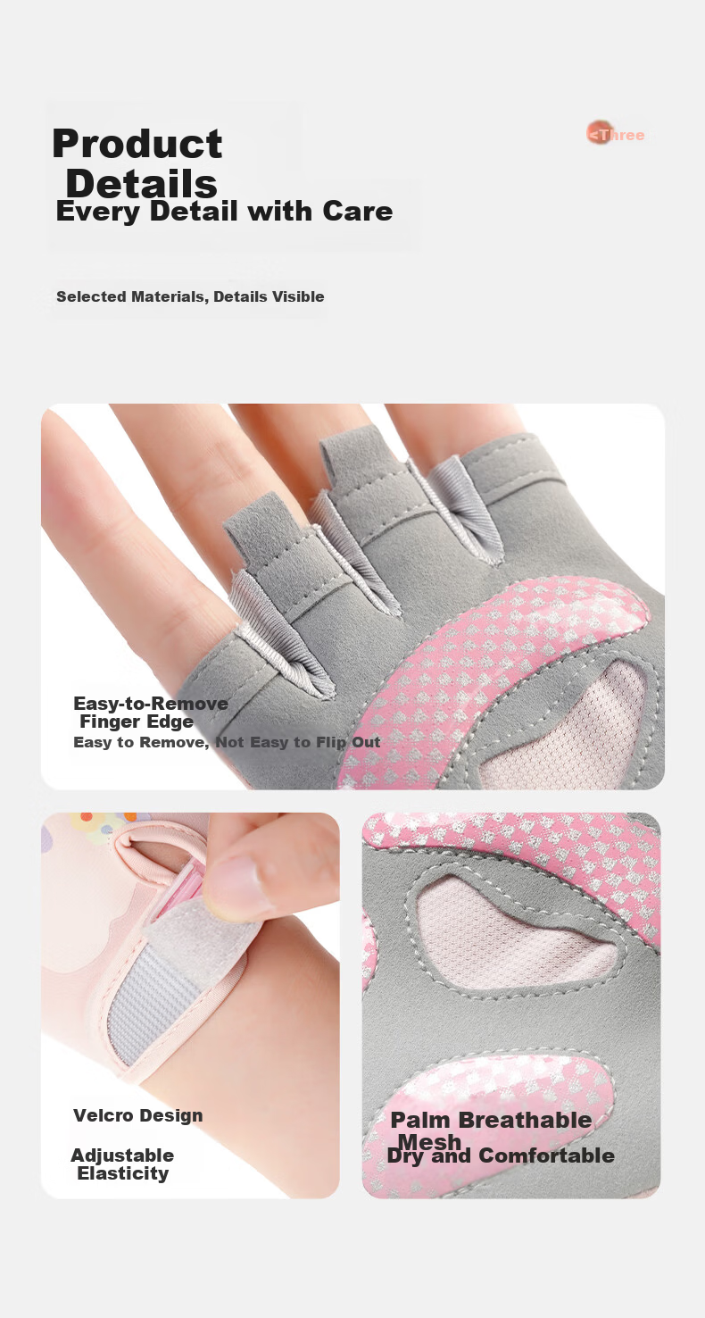 40,000 KM Kids Cycling Gloves Boys and Girls Outdoor Sports Anti-Slip Pull-Up Gloves Large Size [Ages 10-15] 10