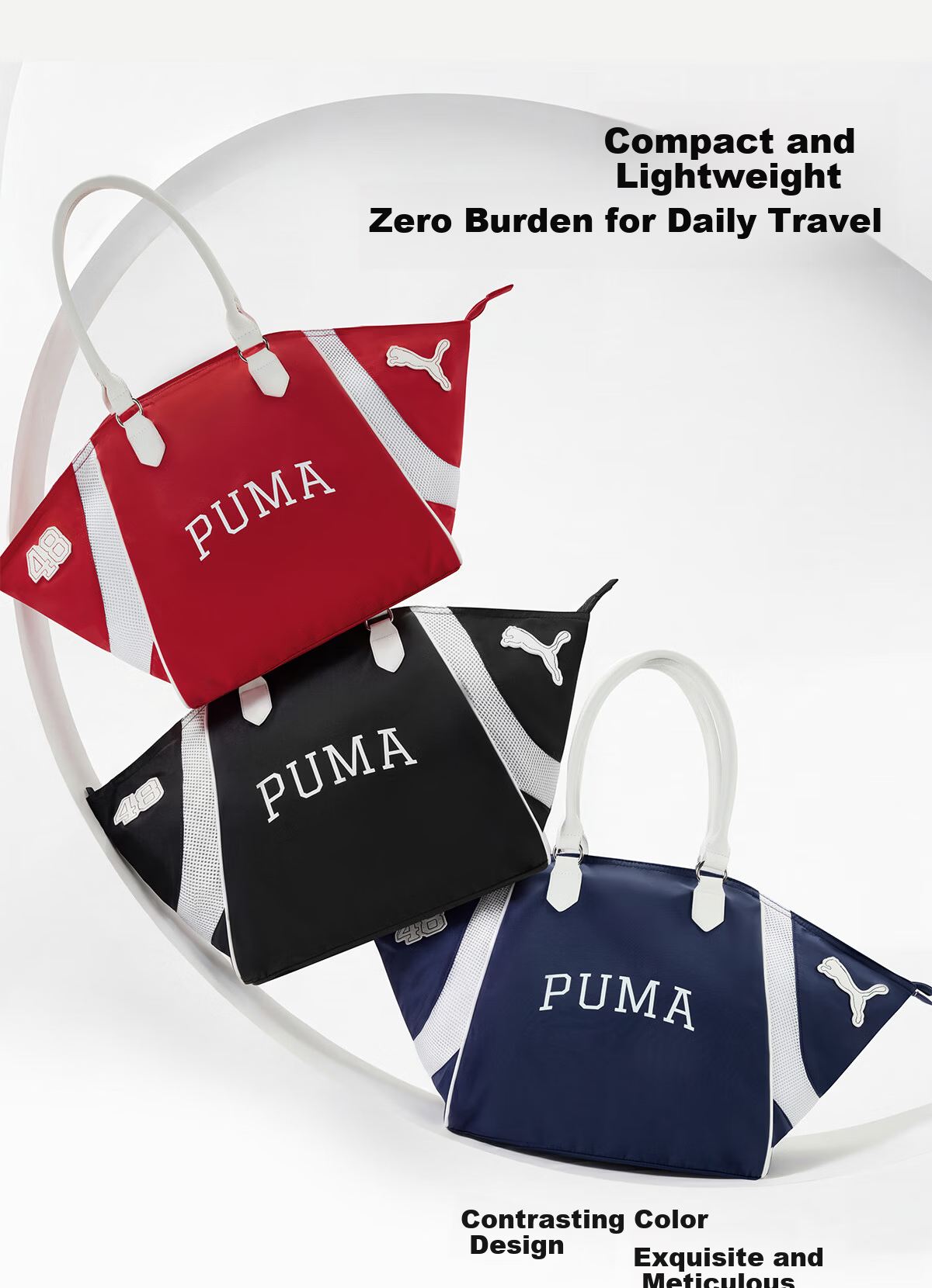 PUMA Swimming Handbag, Large Capacity Shoulder Bag, Wet And Dry Separation, Sports Yoga Lightweight Travel Bag, Fitness Bag, High-End 9