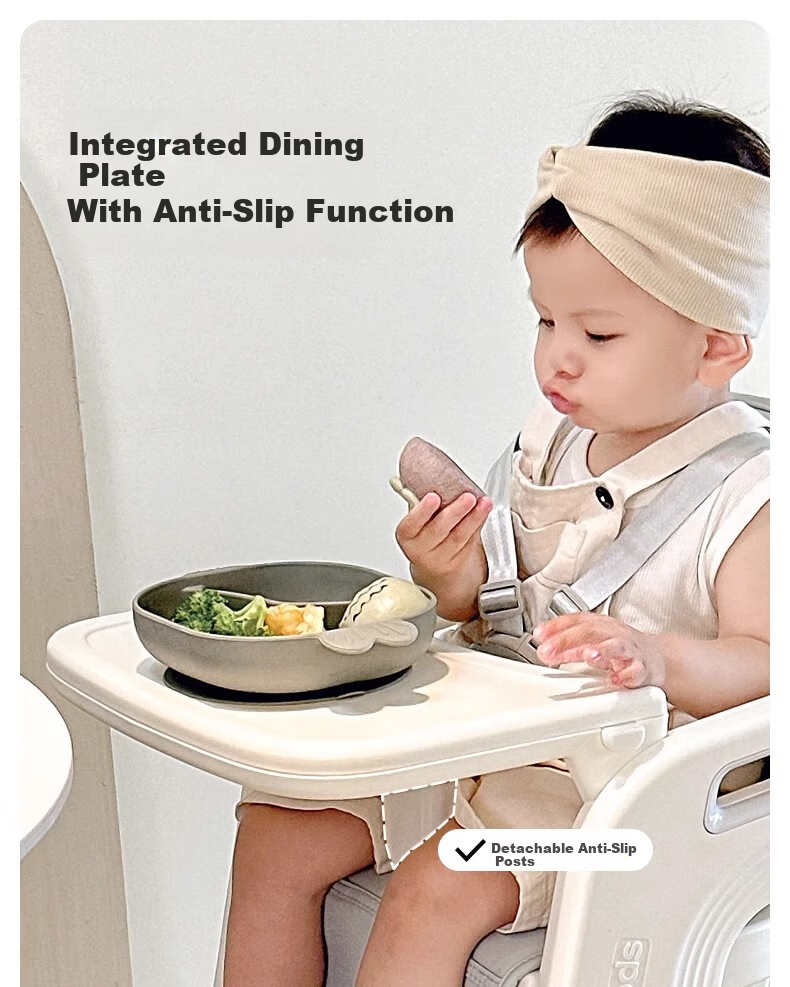 Babypods Baby High Chair Infant Dining Chair Household Children's Seat Multifunctional 2-in-1 Adjustable Feeding and Growth Chair 26