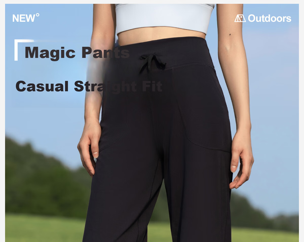 361° Yoga Pants Loose Fit 2025 New Sunscreen Straight Leg Long Pants Wide Leg Fitness Sports Pants for Women 1