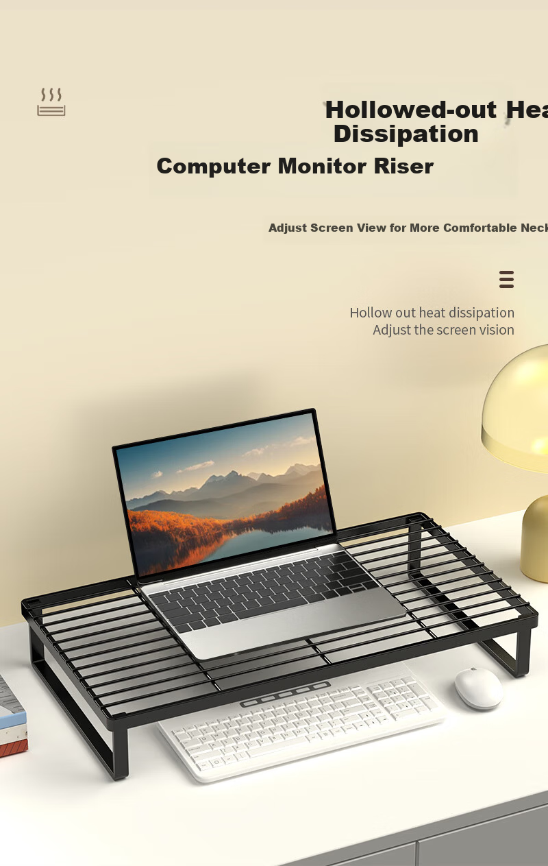 Jiangwutong Laptop Stand, Barbecue Grill, Gaming Laptop Cooler, Desktop Vertical Suspended Bracket, Height-Increasing Stand, Suitable for 18-Inch Apple And Lenovo Legion Raising Models 2