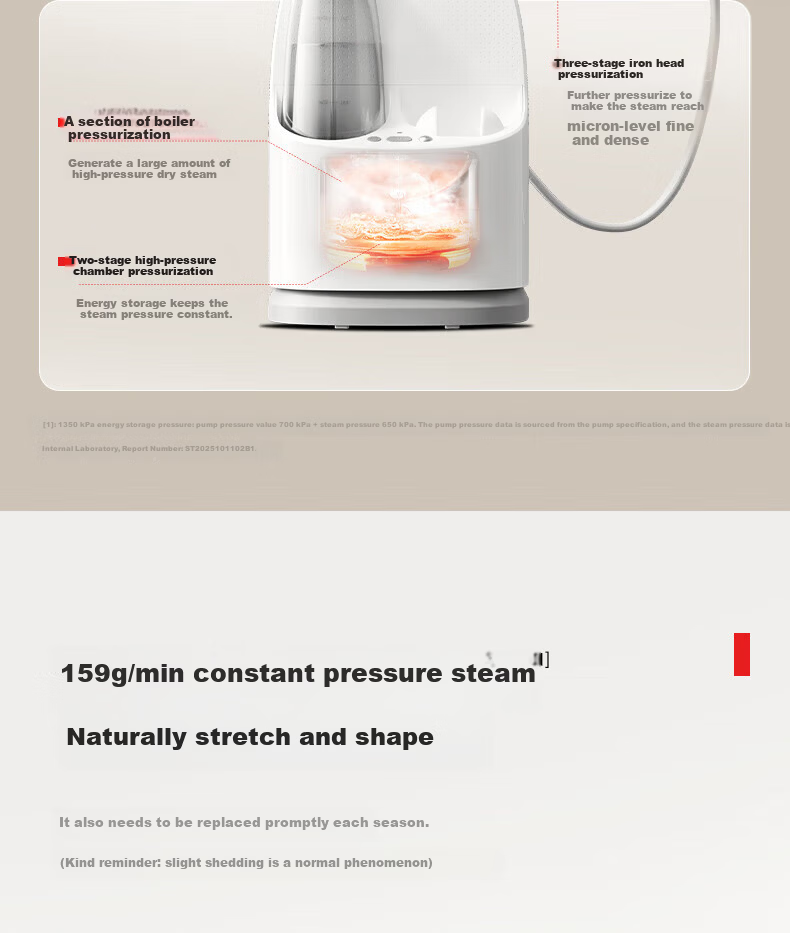 TOSHIBA Yutu X1 Garment Steamer Luxury Clothing Care Large Dry Steam Ironing Machine Home High-End Smart Temperature Control Handheld Pressurized Steam Quick Wrinkle Remover Iron 9