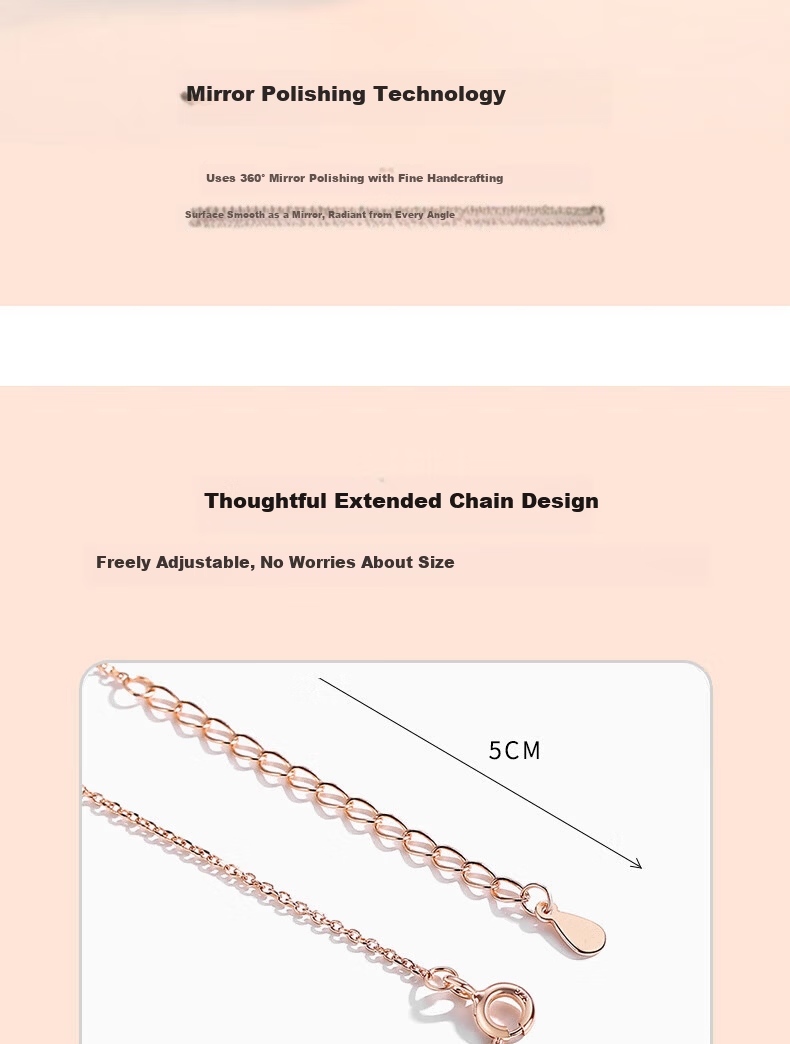 Grace Girl Diamond Maple Leaf Necklace for Women Rose Gold Clavicle Chain Practical Mother's Day 520 Birthday Gift for Girlfriend 6