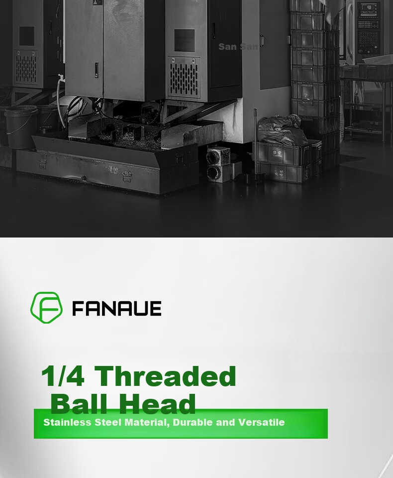FANAUE Motorcycle Phone Holder 1/4 25mm 20mm 17mm Extension Ball Head Sports Camera Adapter Base B-1 1