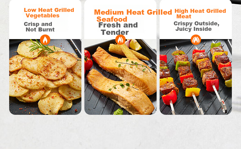 SUPOR Electric Grill Pan Electric Barbecue Oven Multifunctional Household Large Capacity 1800W High Power Fast Heating Easy-to-Clean BBQ Grill GJ4025P801 13
