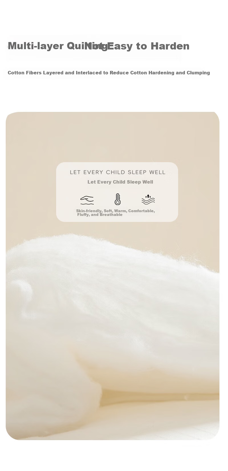 MERCURY Kids Comforter, Winter Cotton Quilt, Class A Xinjiang Cotton, Spring And Autumn Duvet, Approximately 6.5 Jin (3.25 Kg), 220*240cm 5