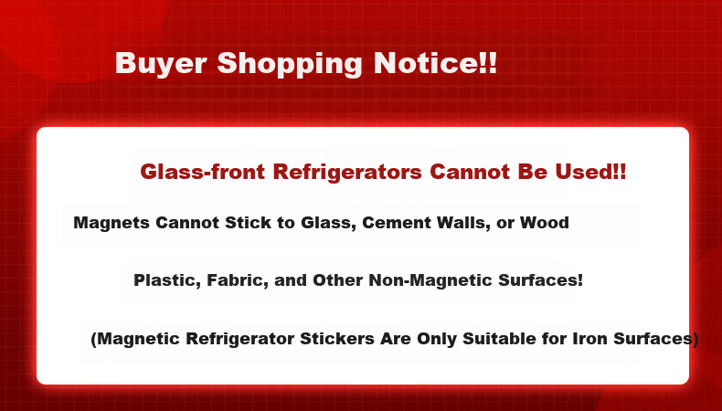 Befon Refrigerator Magnets, Magnetic Stickers, Creative Chinese Style Fridge Decals, Decorative Magnetic Pads, Pack of 10, 2899 1