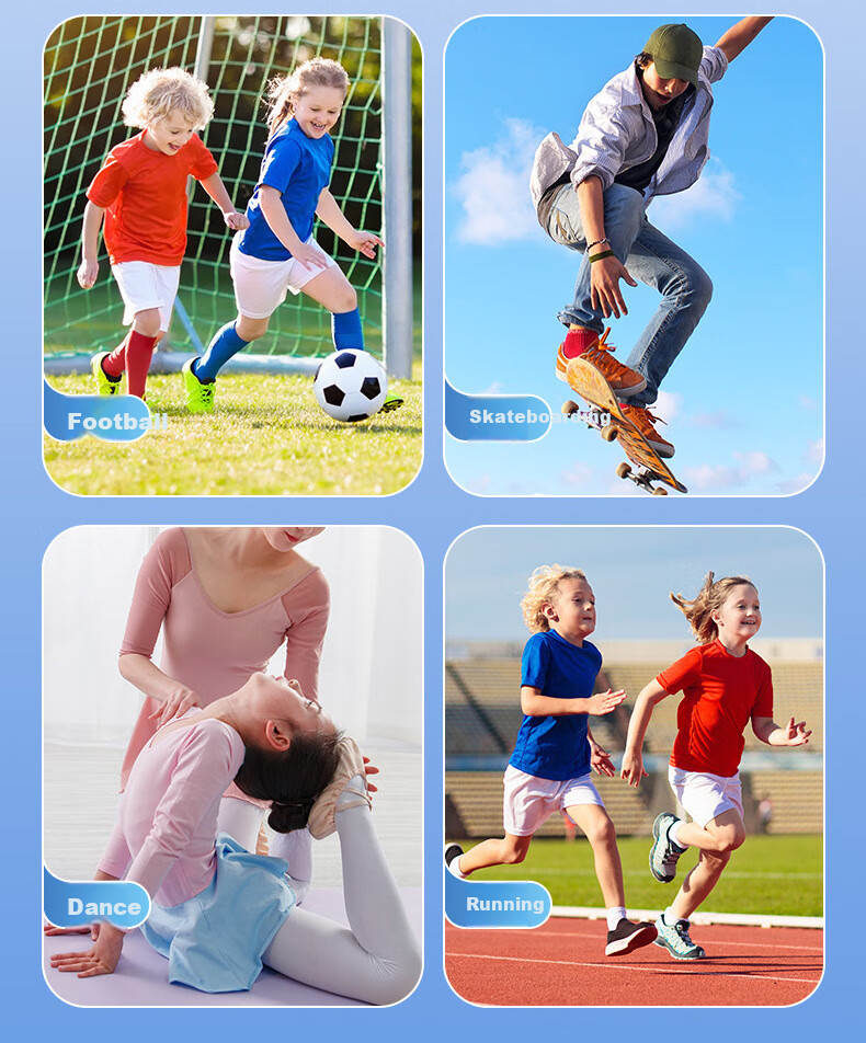 Ousen Kids Basketball Knee Pads Football Sports Professional Knee Protection Anti-Fall Honeycomb Shockproof Gear for Children Playing Basketball 3