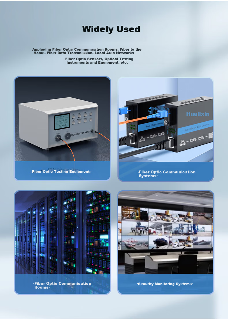 HUALIXIN Telecom Grade Fiber Optic Patch Cord FC-FC Multimode Duplex 3m OM1 Gigabit 62.5/125 Cable Fusion Splice Pigtail Dual Core Patch Cord HLX-M1-FF203 5