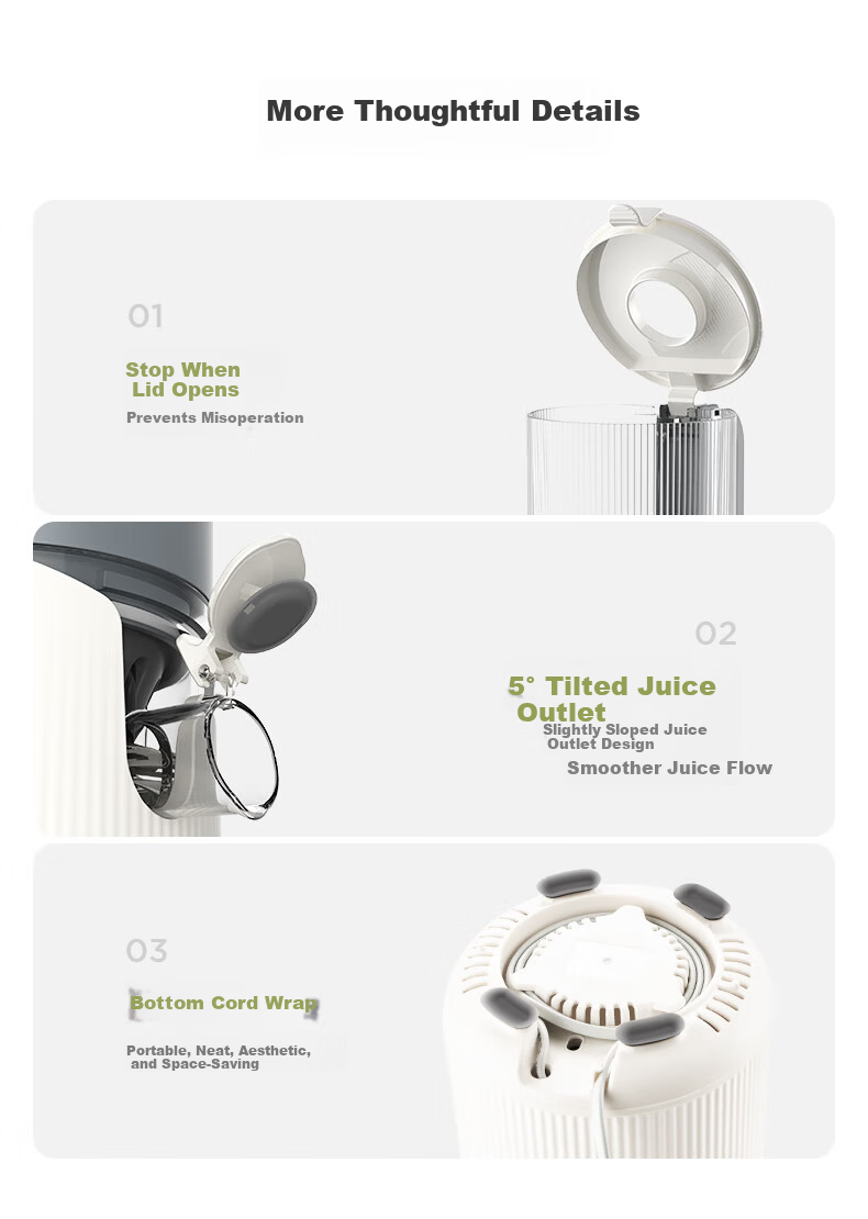 BLAUPUNKT NFC Pure Juice Juicer, Home Use Juicer, Juice And Pulp Separation, Fully Automatic, Large Diameter, for Fruits And Vegetables, No Filter, High Juice Output, Easy to Clean, YJ03 22