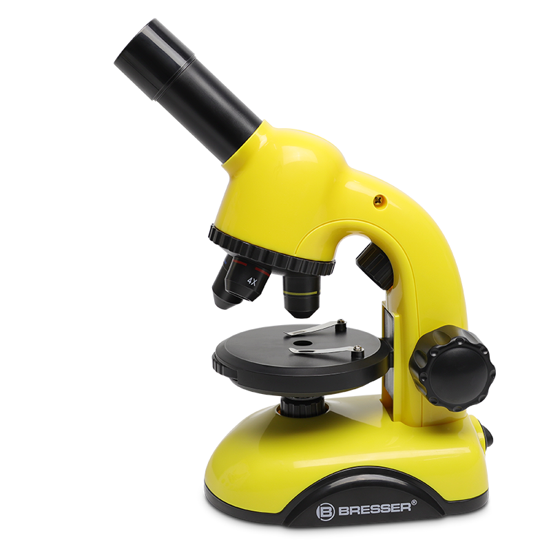 Bresser Microscope for Children, Dual-Use for Biological And Optical Viewing, High Magnification 750x, Scientific Experiment Toy, Children's Day Gift