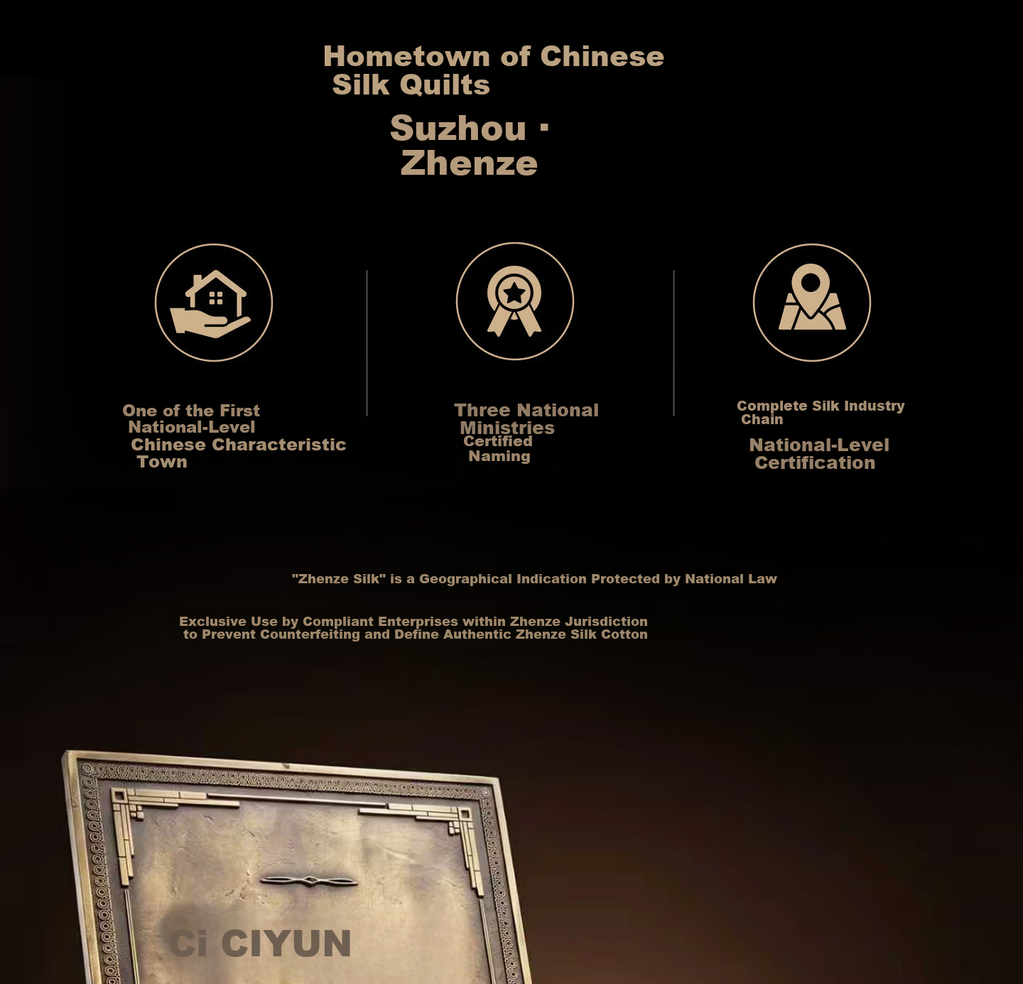 Ciyun Yunzhimeng Intangible Cultural Heritage Silk Quilt, 100% Mulberry Silk Long Fiber Class A Premium Quality, Autumn And Winter, 5.6 Jin (2.8 Kg), 2.2*2.4m 6