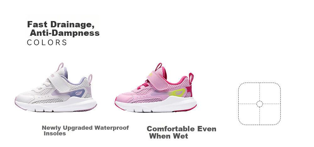 ANTA Toddler Walking Shoes Summer Breathable Mesh Infant Baby Boys Girls Soft Sole Sports Shoes A12620034 14