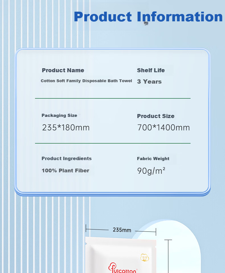 FulCotton Cotton Soft Disposable Compressed Facial Towels Thickened Portable Compressed Towels 20pcs*1 Pack 19