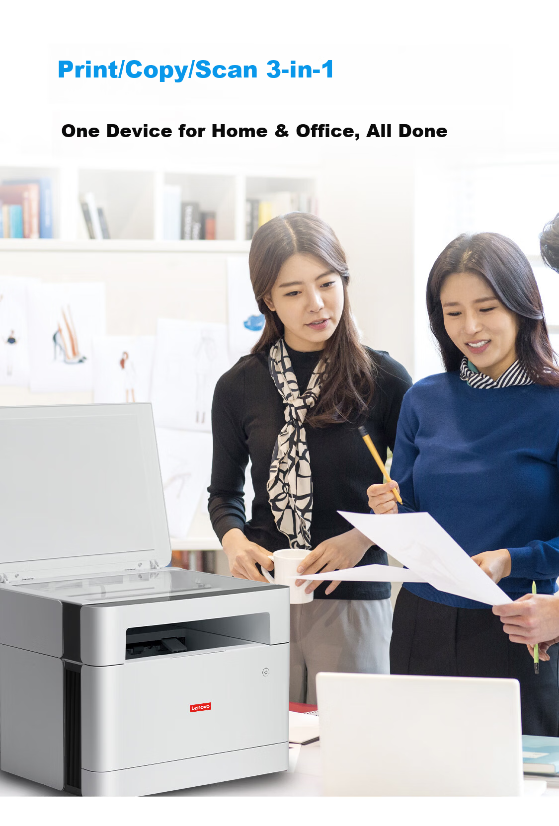 Lenovo M1688DW Pro High-Yield Laser Printer Wireless Duplex Printing for Home and Student Use 6