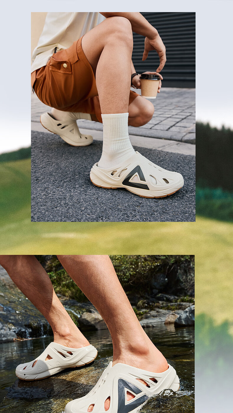 Peak Taiji Flying Fish 2.0 Men's Summer Breathable Non-Slip Thick Sole Height Increasing Casual Sandals DL2620401 12
