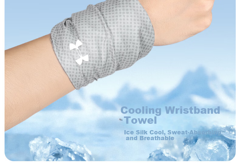 Under Armour Sports Wristband Quick-Dry Unisex Running Wrist Sweatband Badminton Sleeve Yoga Sweat Towel Thin Absorbent Towel 3
