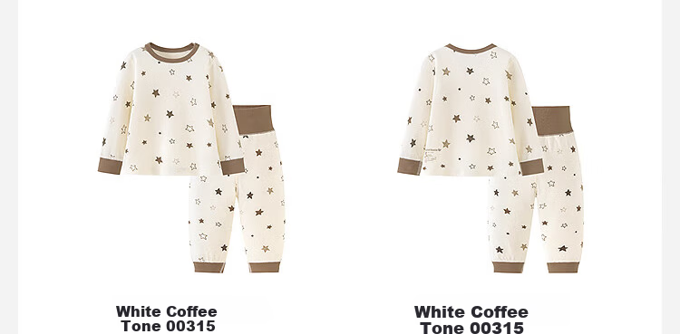 Mini Bala Kids Underwear Set Boys Girls Baby High-Waist Belly Protection Autumn Clothes Breathable Skin-Friendly Pajamas 2026 New Arrival 10